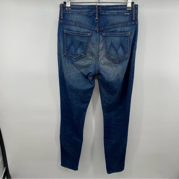 Mother High Waisted Looker Jeans The Sun Don’t Shine Forever Denim Skinny Sz 25 - Picture 4 of 12